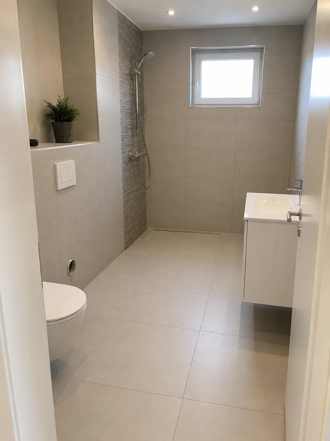 Saniertes Badezimmer in Mietobjekt